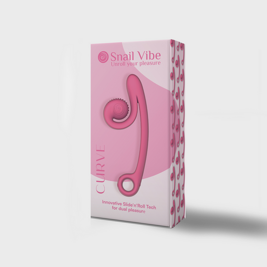 Snail Vibe Curve Vibrator Pink