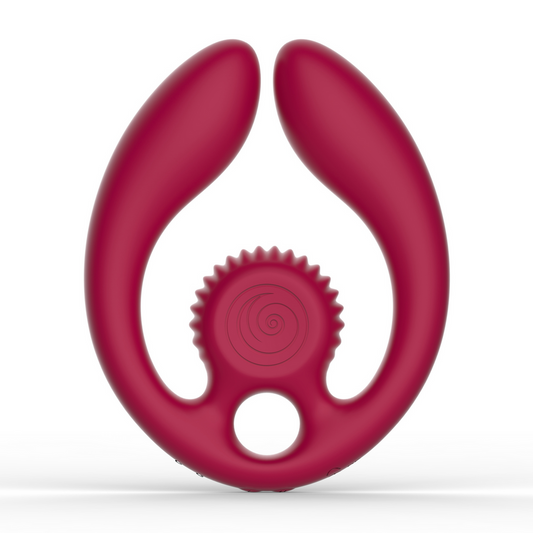 Gizi Duo Estimulador Doble Para Parejas Burdeos