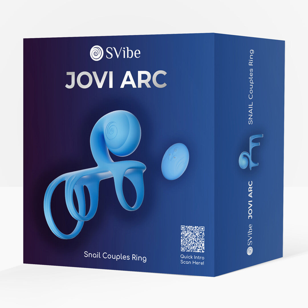 Jovi Arc Snail Couples Ring Blue Haze