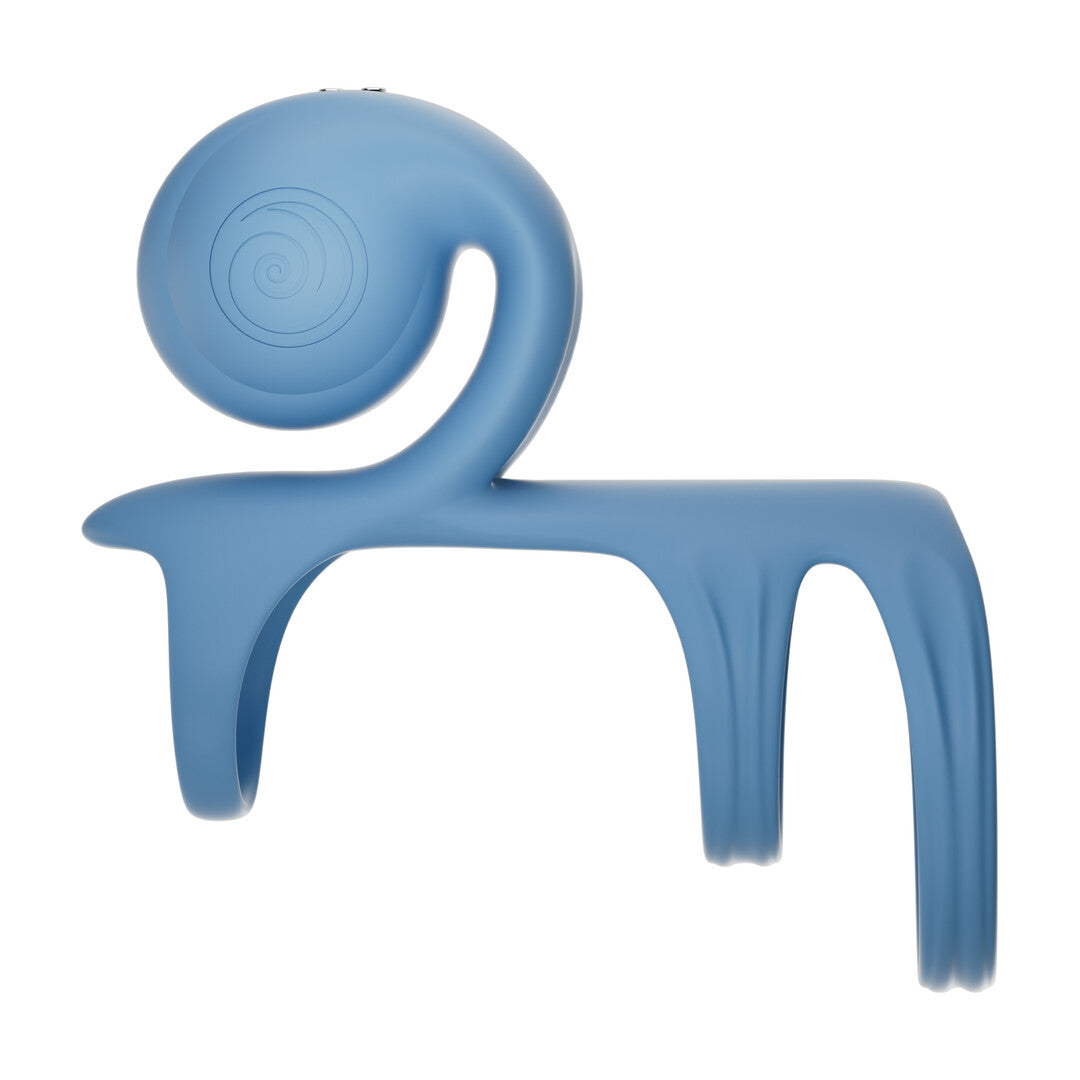 Jovi Arc Snail Couples Ring Blue Haze