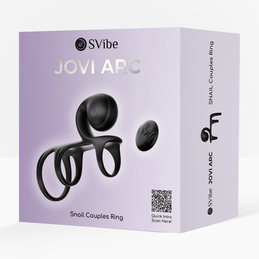 Jovi Arc Snail Couples Ring Noir Haze