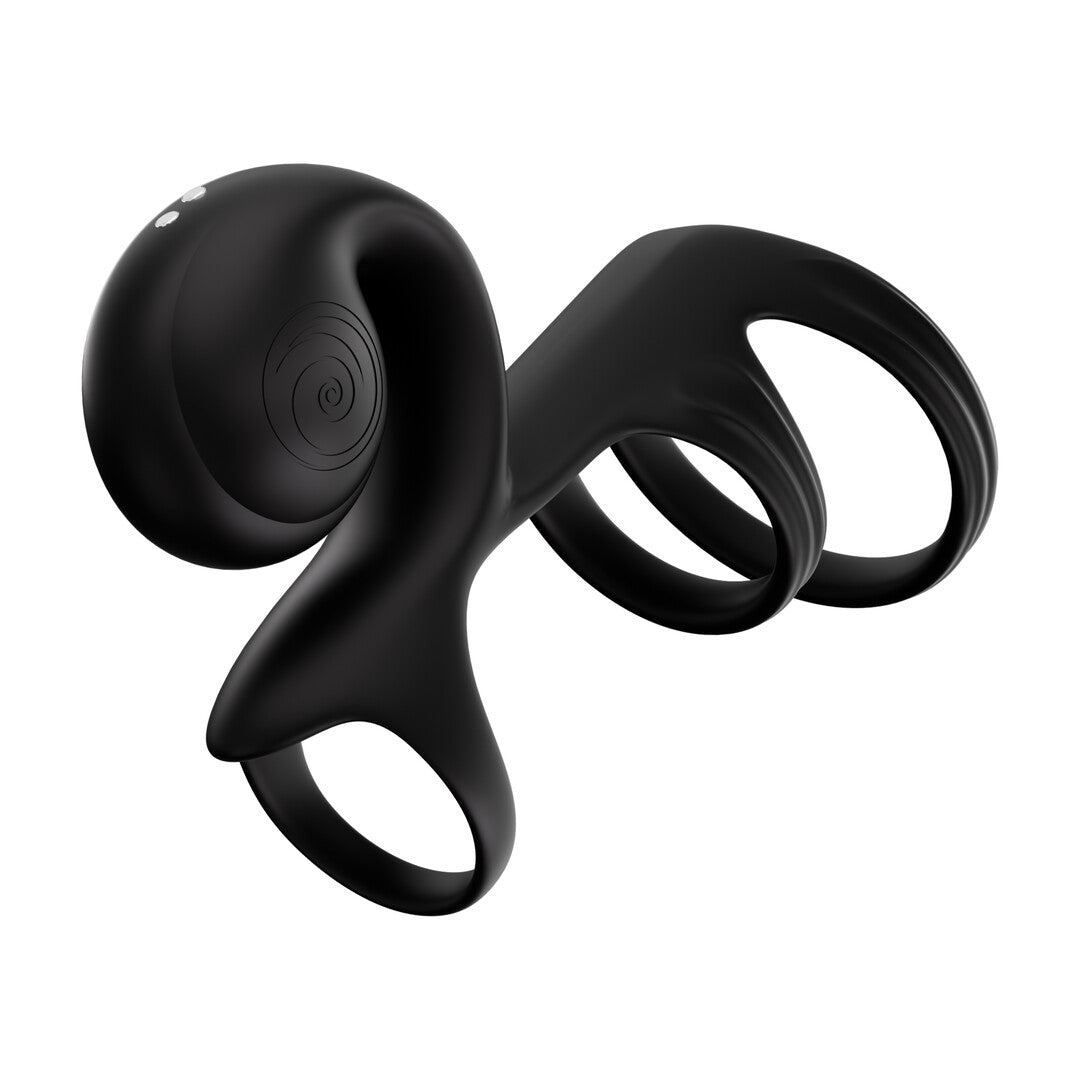 Jovi Arc Snail Couples Ring Noir Haze