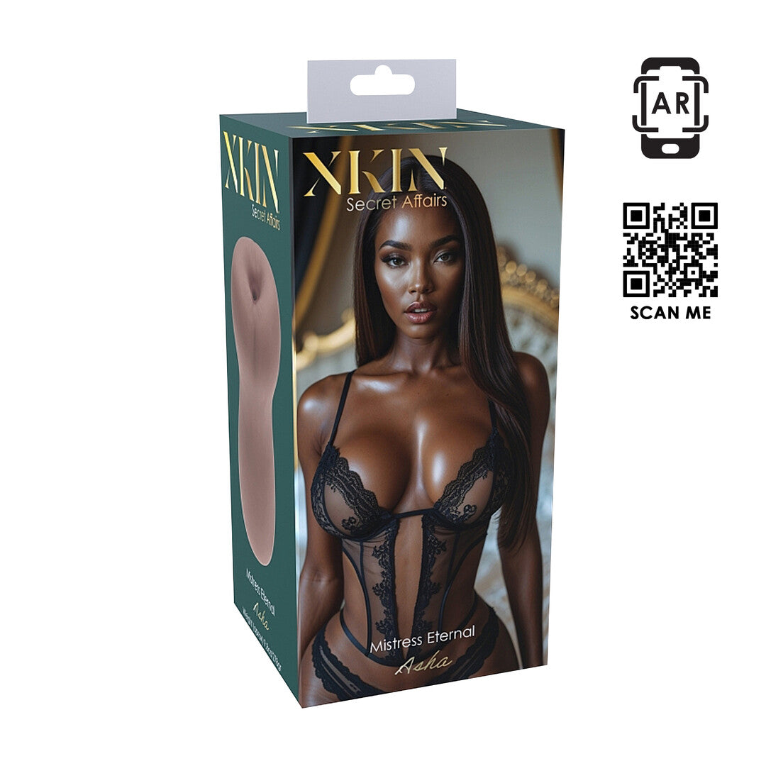 Xkin Secret Affairs Mistress Eternal Asha Tpe Medium Masturbator 278g Brown