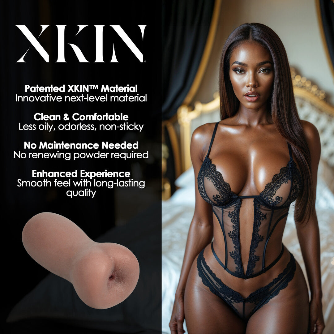 Xkin Secret Affairs Mistress Eternal Asha Tpe Medium Masturbator 278g Brown