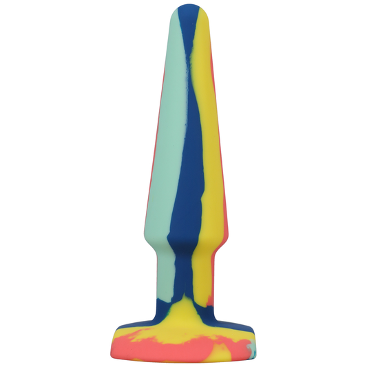Groovy Silicone Anal Plug 5'' / 12 Cm Geel