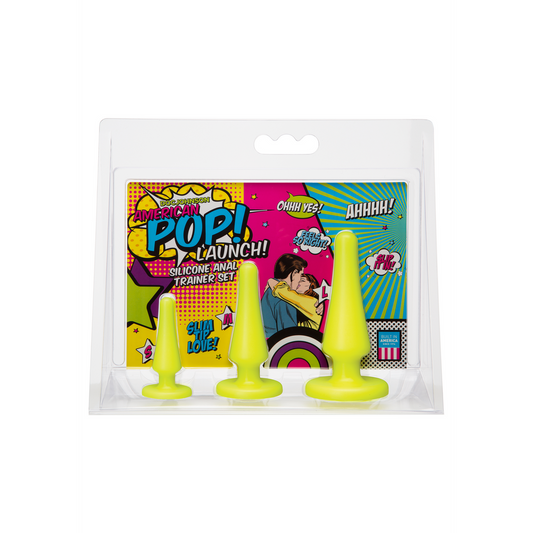 Launch! Silicone Anal Trainer Set Yellow