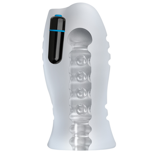 Massage Beads Vibrating Ultraskyn Masturbator