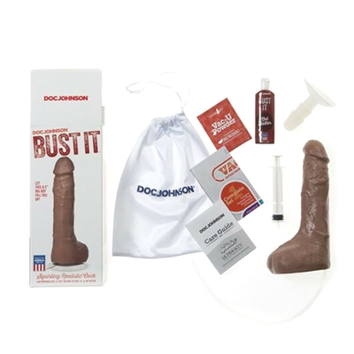 Squirting Dildo 1 Fl Oz / 30 Ml Brown
