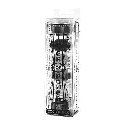 Tower Of Power Cockring Set 6 Pieces