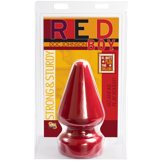 The Challenge Butt Plug Extra Large Red