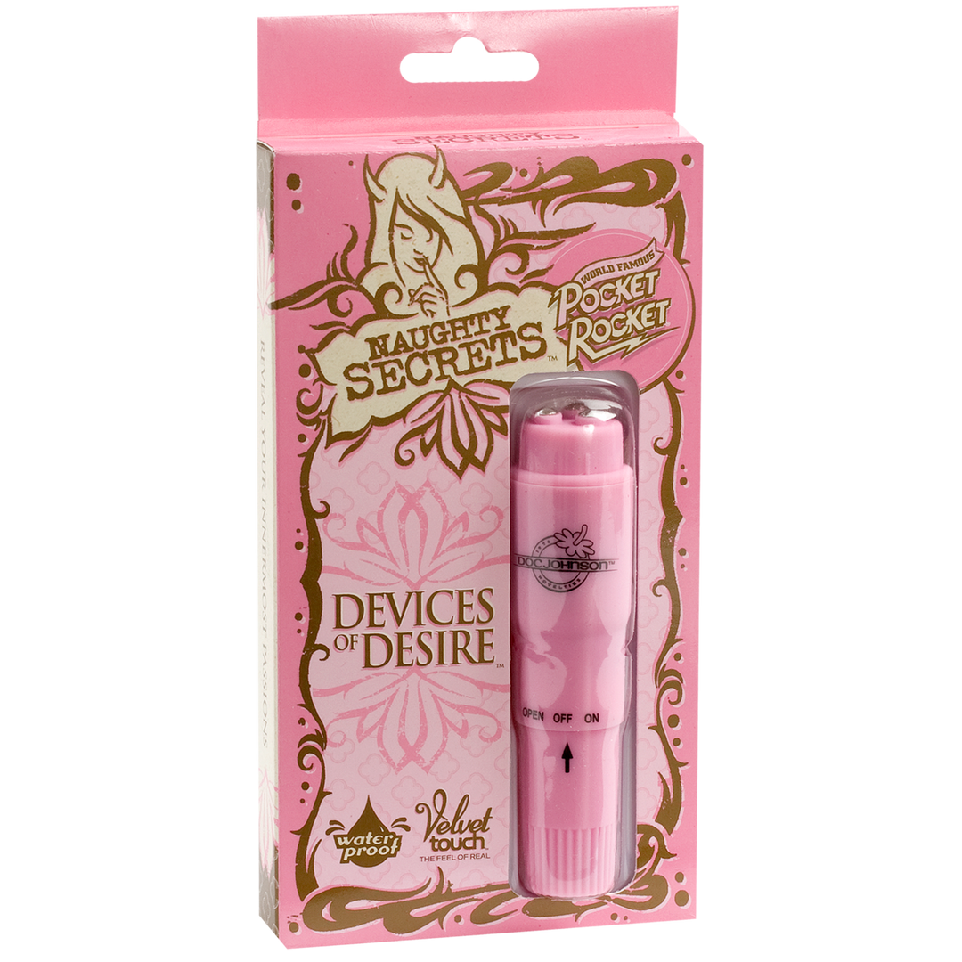 Naughty Secrets Devices Of Desire Pocket Rocket Pink