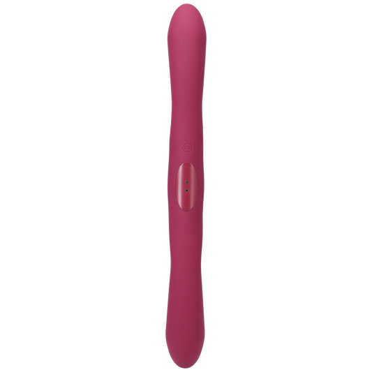 Duet Double Ended Vibrator With Wireless Remote Berry