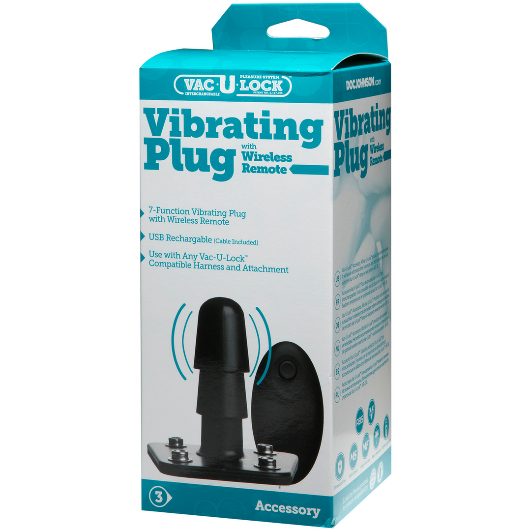Vibrating Plug With Wireless Remote Control