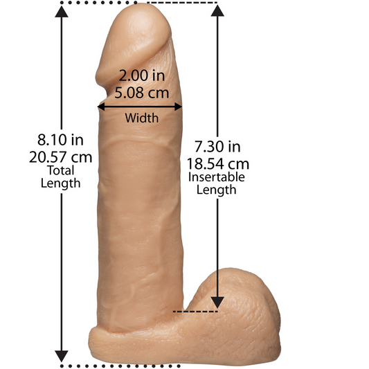 Realistic Dick 8 / 20 Cm White