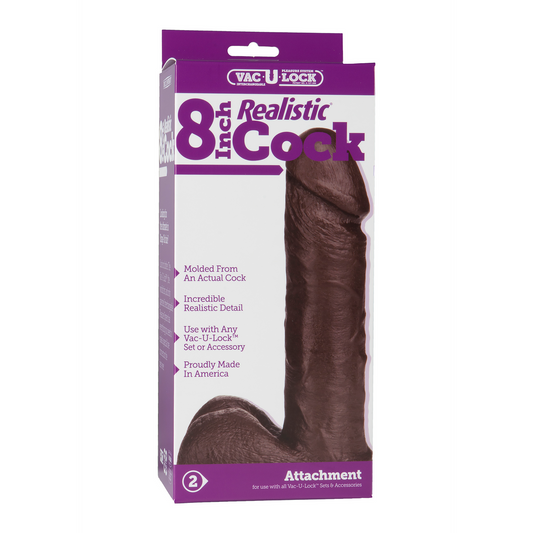Realistic Dick 8 / 20 Cm Black
