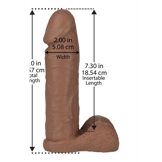 Realistic Dick 8 / 20 Cm Brown