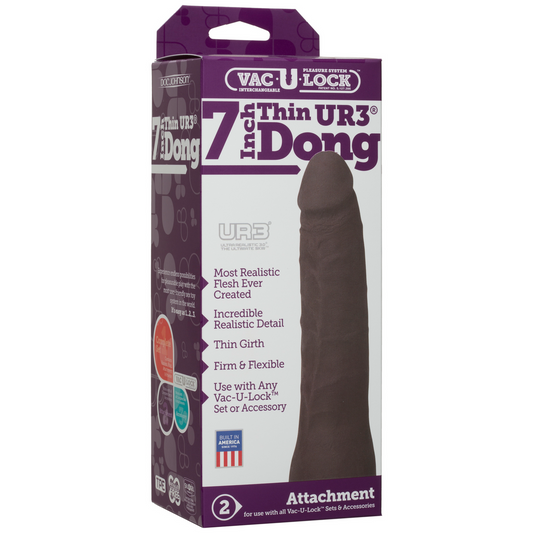 Realistic Ultraskyn Dildo 7 / 18 Cm Black