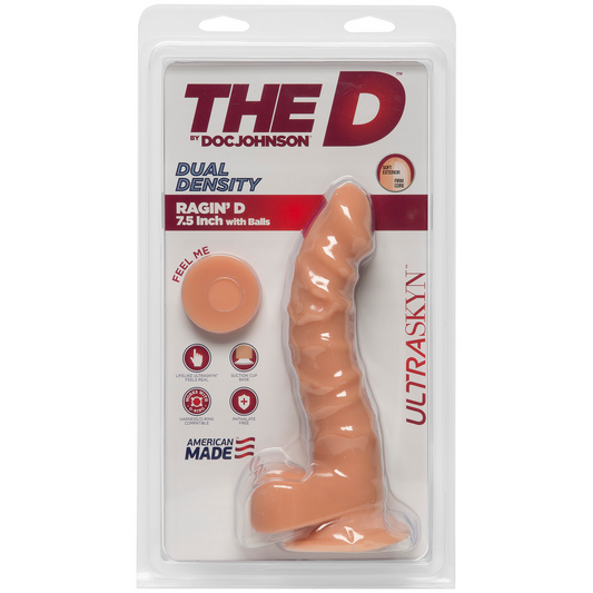 Ragin' D Realistic Ultraskyn Dildo 7 / 19 Cm White
