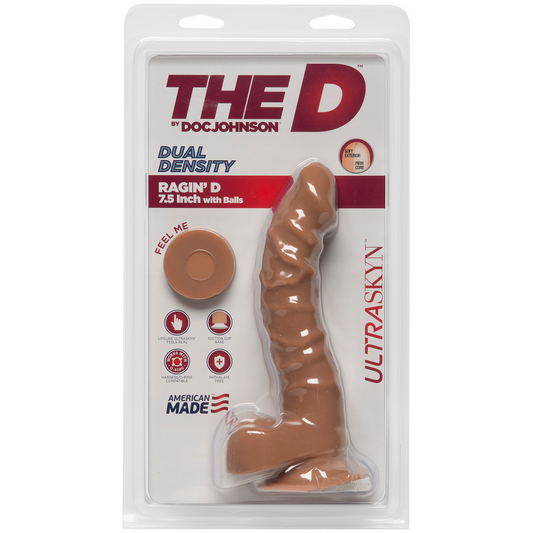 Ragin' D Realistic Ultraskyn Dildo 10 / 25 Cm White