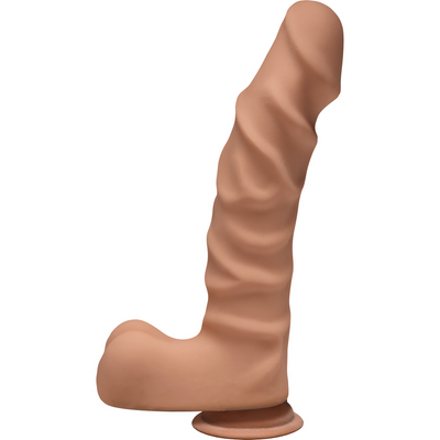 Ragin' D Realistic Ultraskyn Dildo With Balls 9 / 22 Cm White