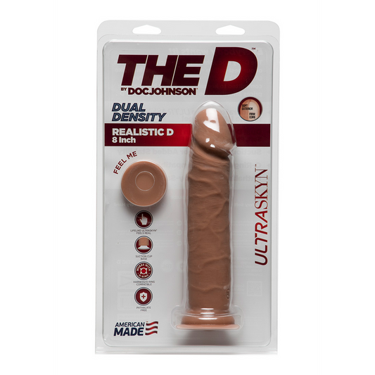 Realistic D Realistic Ultraskyn Dildo 8 / 20 Cm Brown