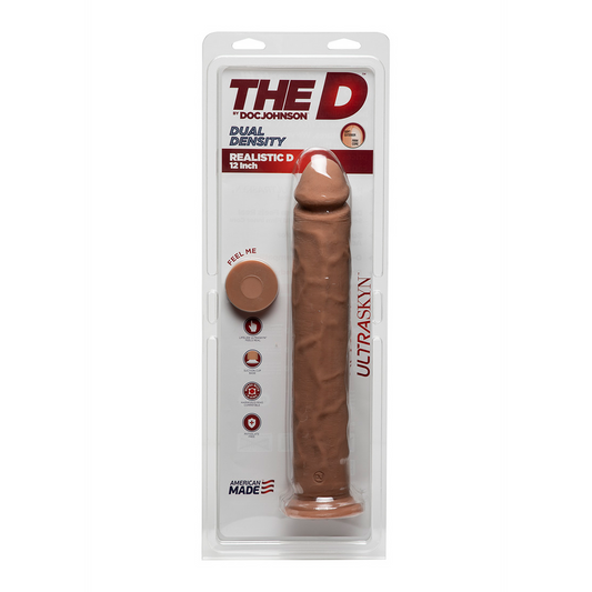 Realistic D Realistic Ultraskyn Dildo 12 / 30 Cm Brown