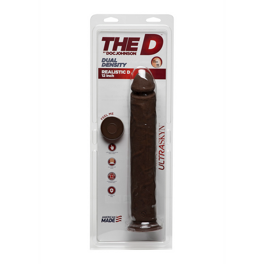 Realistic D Realistic Ultraskyn Dildo 12 / 30 Cm Black