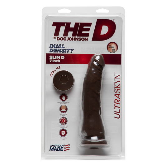 Thin D Realistic Ultraskyn Dildo 7 / 18 Cm Black