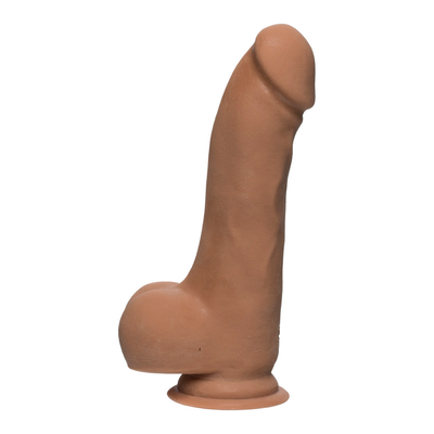 Master D Realistic Ultraskyn Dildo With Balls 7 / 19 Cm Brown