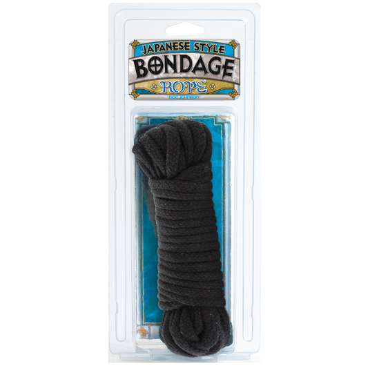 Japanese Cotton Bondage Rope Black