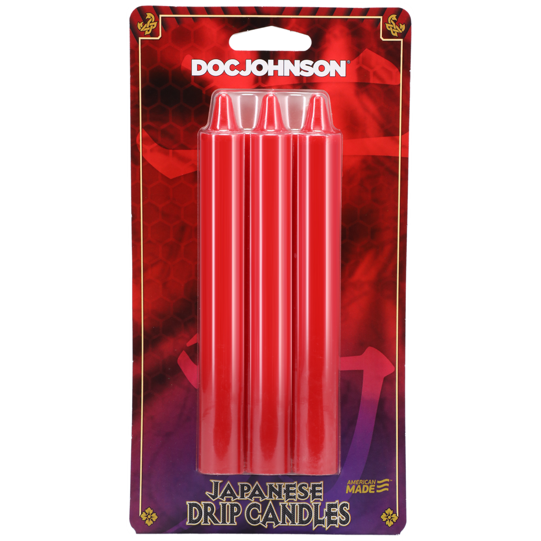 Japanese Drip Candles Red