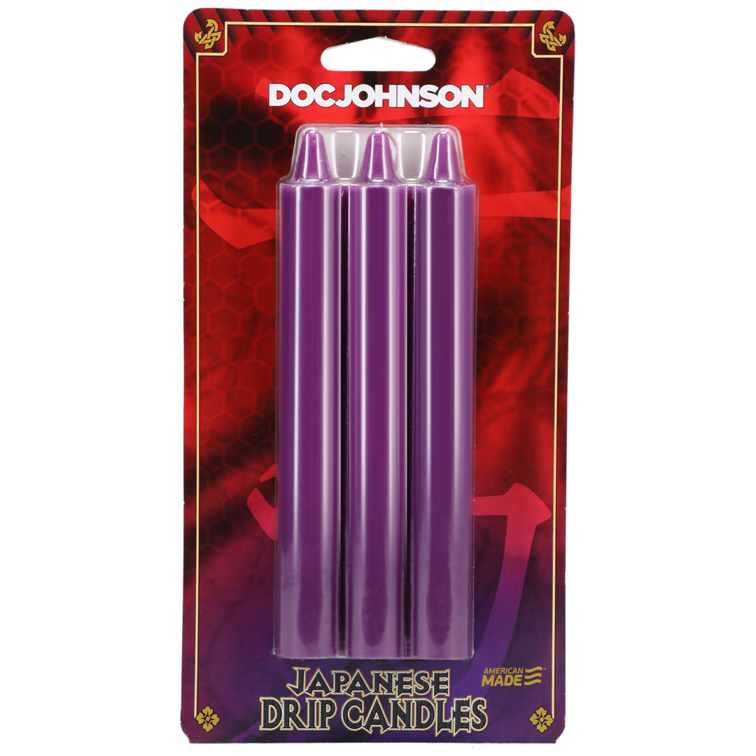 Japanese Drip Candles Purple