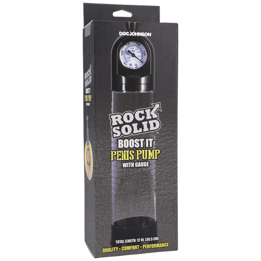 Boost It Penis Pump With Gauge