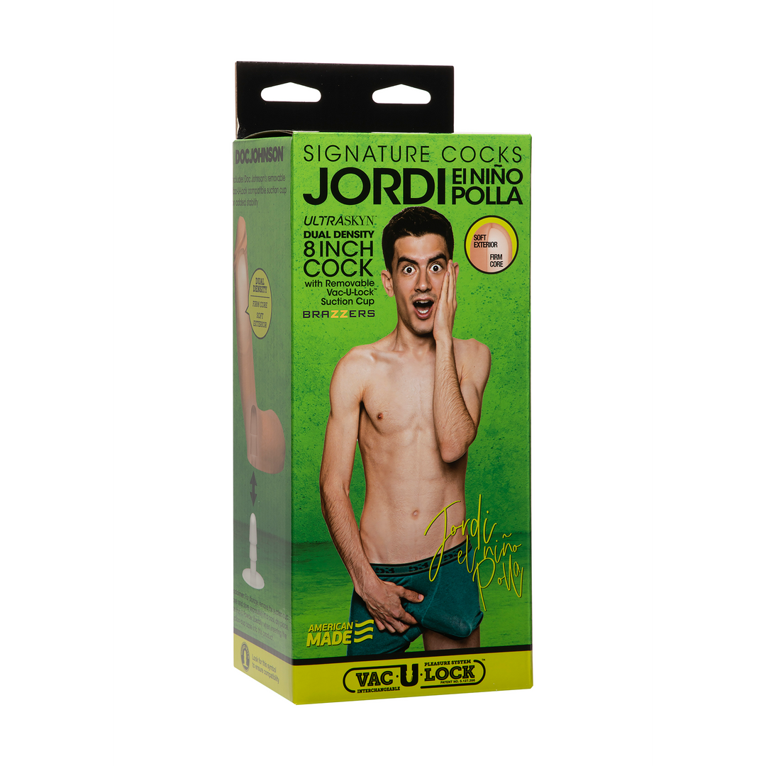 Jordi El Nio Realistic Ultraskyn Dildo 2 Pieces
