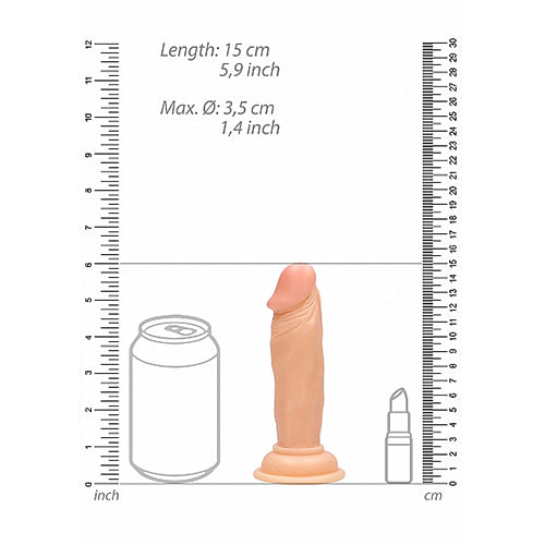 RealRock Realistische Dildo Blank 15 cm
