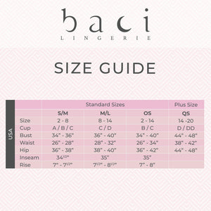 Baci 2pc Strappy Lace & Mesh Babydoll & G-string Set Queen