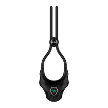 Afbeelding in Gallery-weergave laden, Nexus - Forge Vibrating Adjustable Lasso Silicone Cock Ring Black
