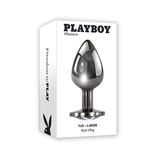 PLAYBOY PLEASURE - TUX ALUMINIUM BUTTPLUG - LARGE