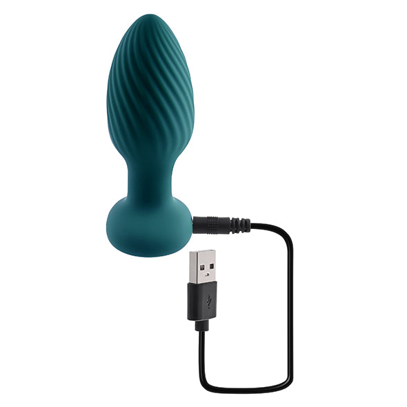 PLAYBOY PLEASURE - SPINNING TAIL TEASER - TEAL