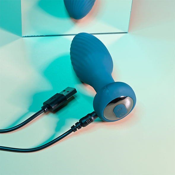PLAYBOY PLEASURE - SPINNING TAIL TEASER - TEAL