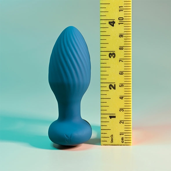 PLAYBOY PLEASURE - SPINNING TAIL TEASER - TEAL