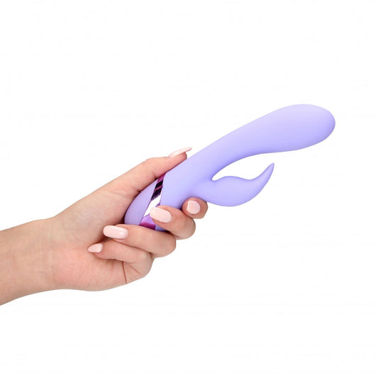 Loveline Smooth Rabbit Vibrator Digital Lavender 20 Cm