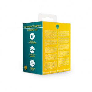 Loveline Siliconen Kegelballen Trainingset Geel