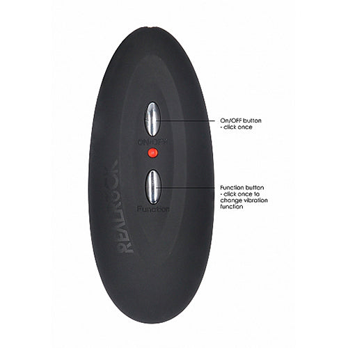 RealRock Realistische Vibrator Blank Met Afstandsbediening 15,2 cm