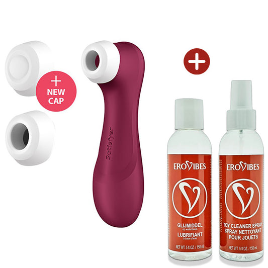 Satisfyer Pro 2 Generation 3 Luchtdruk Vibrator Liquid Air Voordeelpakket