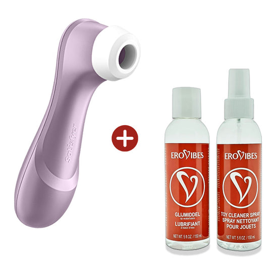 Satisfyer Pro 2 Luchtdruk Vibrator Violet Voordeelpakket
