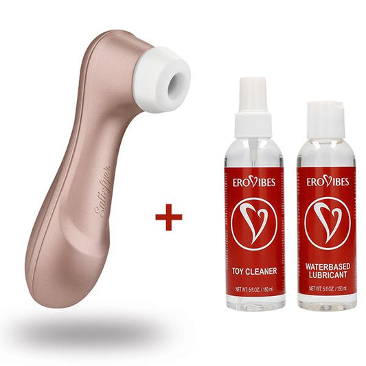 Satisfyer Pro 2 Vibrator + Gratis Glijmiddel & Toycleaner Voordeelpakket (NEW)