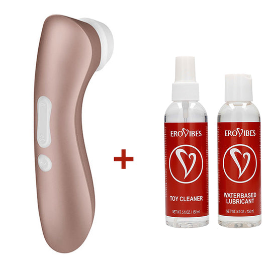 Satisfyer Pro 2 + Luchtdruk Vibrator met extra vibratie Voordeelpakket (NEW)